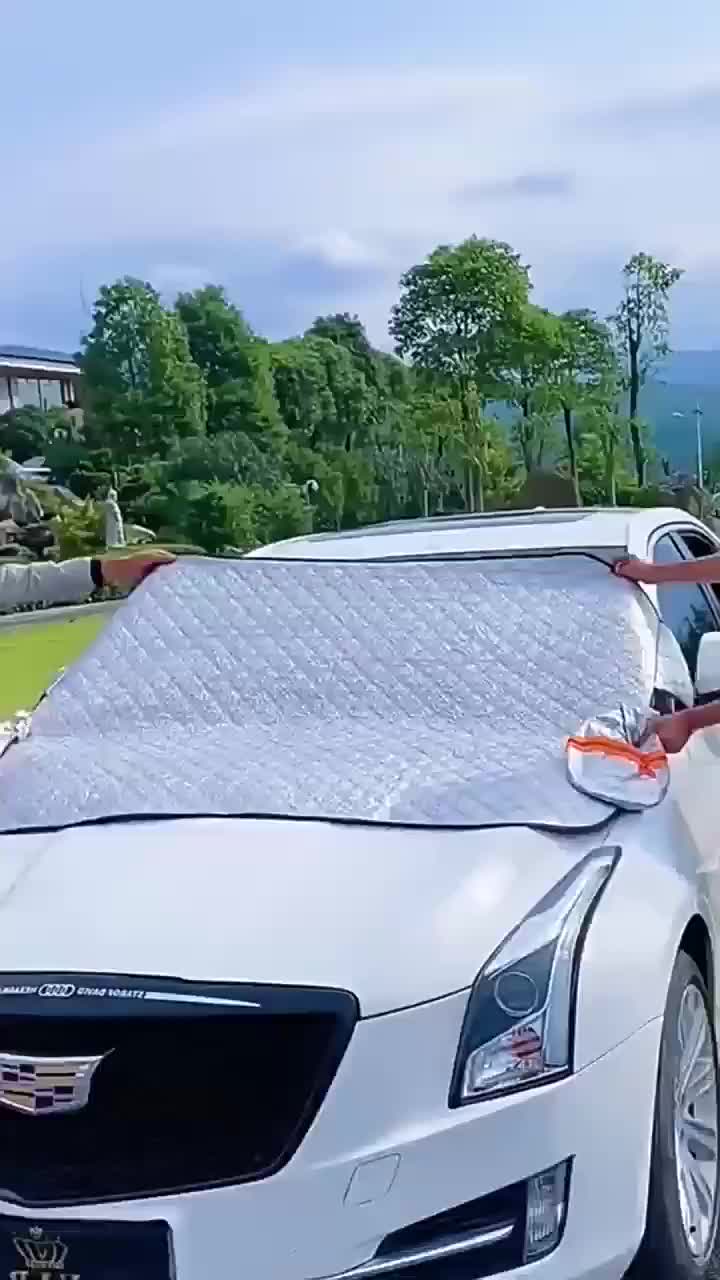 [Gaode]Mobil Sun Shade Anti Mobil Anti Panas Block UV Pelindung Interior Mobil Depan Dashboard Sinar Perak Universal Sun Shade Pelindung Kaca Mobil UV 187x95CM Aksesoris Car
