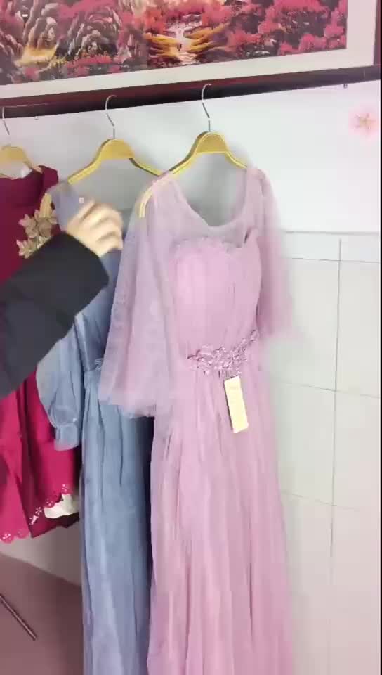 Gaun pengantin mahasiswi panjang baru kelompok perempuan rok   bunga pantai dress retro Wanita