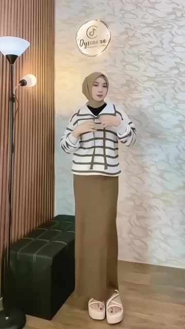 Setelan Aileya Set Rok span rajut dan sweater rajut pita premium  Wanita Panjang Atasan rok by Abidahgallery