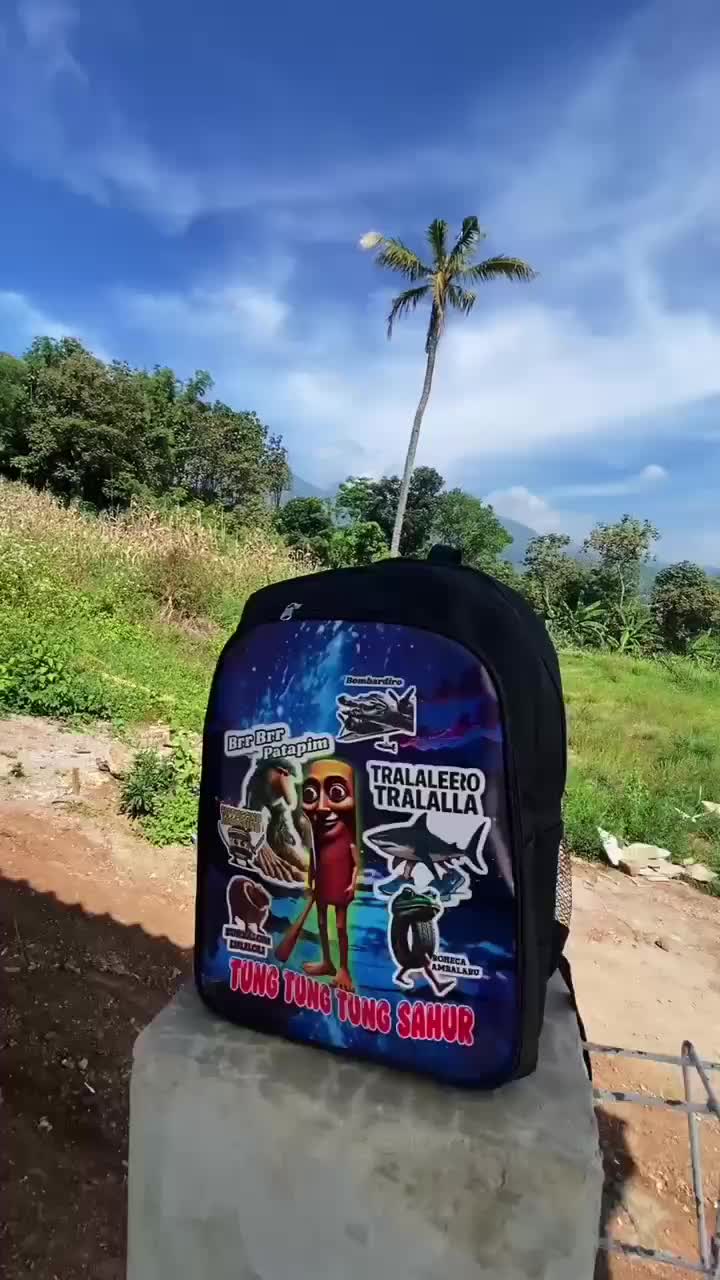 TAS ANAK KEKINIAN TK/SD TUNG TUNG SAHUR SEKOLAH
