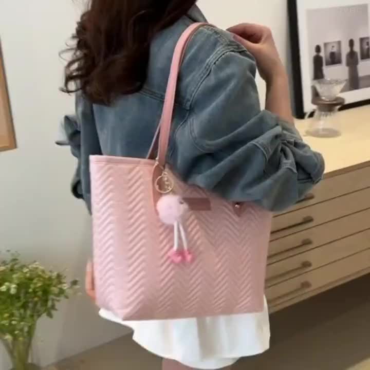 Goldencollcetion 820388 free gantungan boneka tas wanita fashion tas tote bag wanita