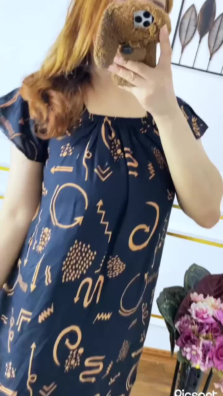 Daster Yukensi Batik Syahnaz - Pakaian Tidur Pendek Wanita - Baju Tidur Rayon Adem baju  dinas  malam baju  dinas  malam  beruang baju  dinas  suster  jepang armor  daster  rayon Dress Motif