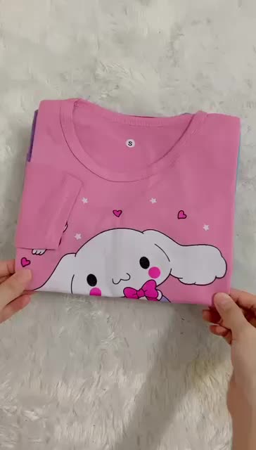 YUTAKA - Baju Anak Cewek Fashion Kaos Anak Perempuan Cinnamoroll Lengan Panjang Usia 1-12 Tahun Katun balon Atasan