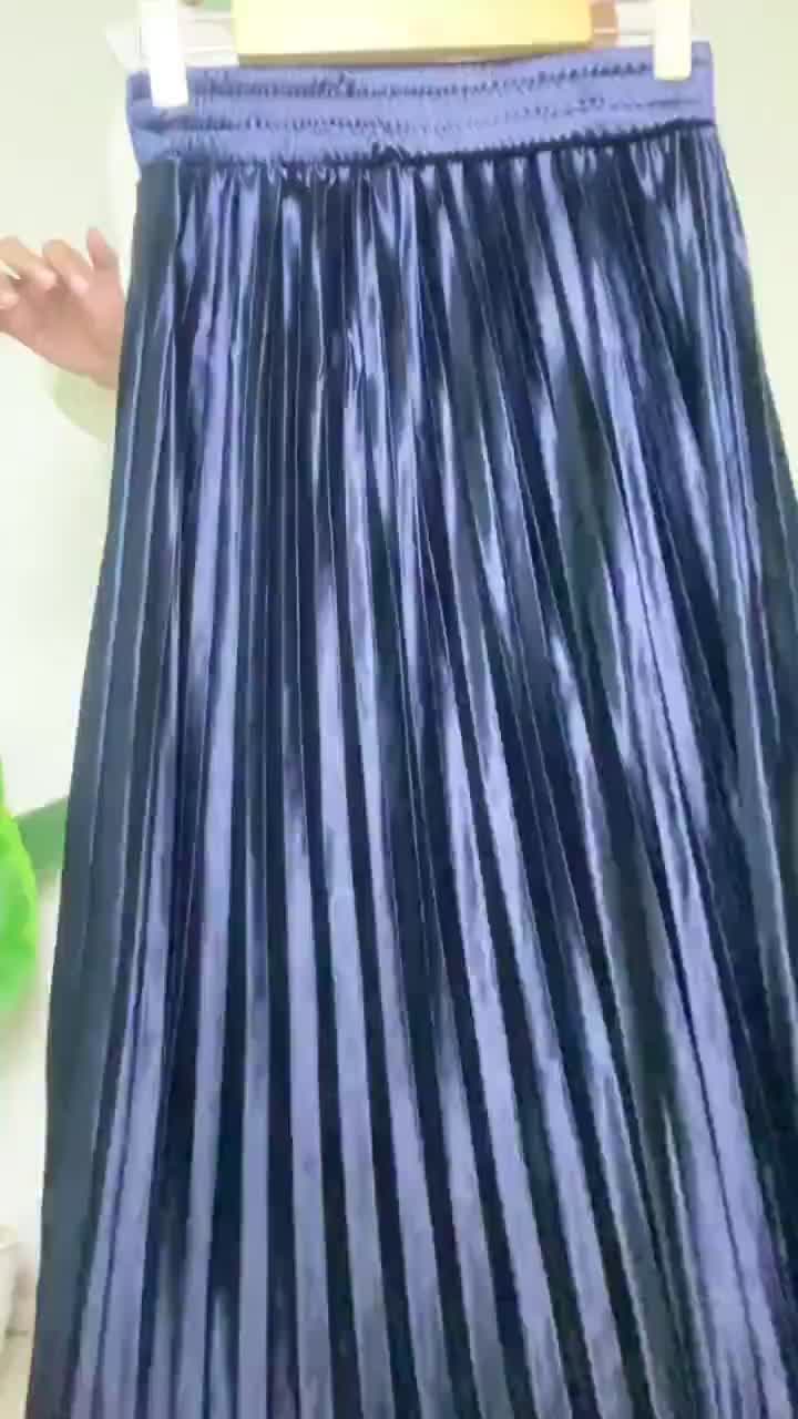 Rok Beludru Plisket Panjang - Model Terbaru//Berkah Zayyan Shop Muslim Wanita Bawahan Hitam Maxi Dewasa