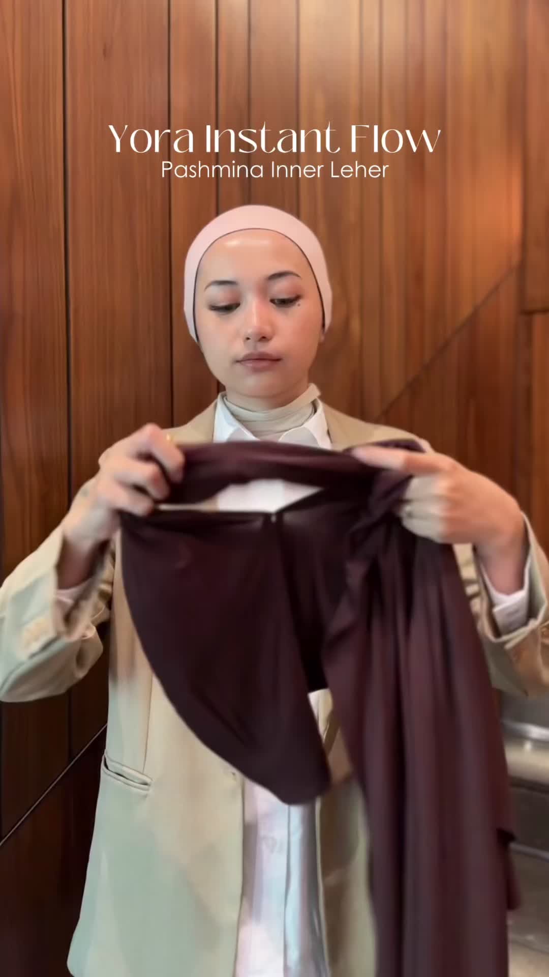 Raina Signature - Yora Instant Flow Pashmina Inner Leher
