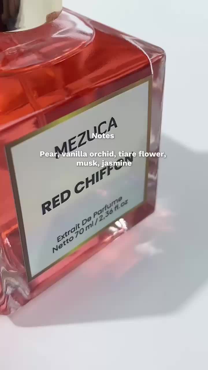 MEZUCA Perfume Extrait De Parfum 70mL Wangi Tahan Lama Unisex Red Chiffon Blue Aura