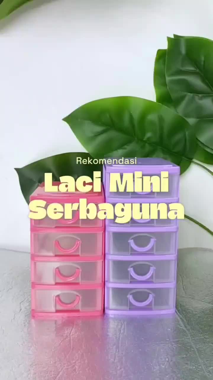 Laci Susun 4 Atau 5 Kecil Serbaguna / Laci Mini / Mini Container / Laci Plastik Rak Penyimpanan Mini