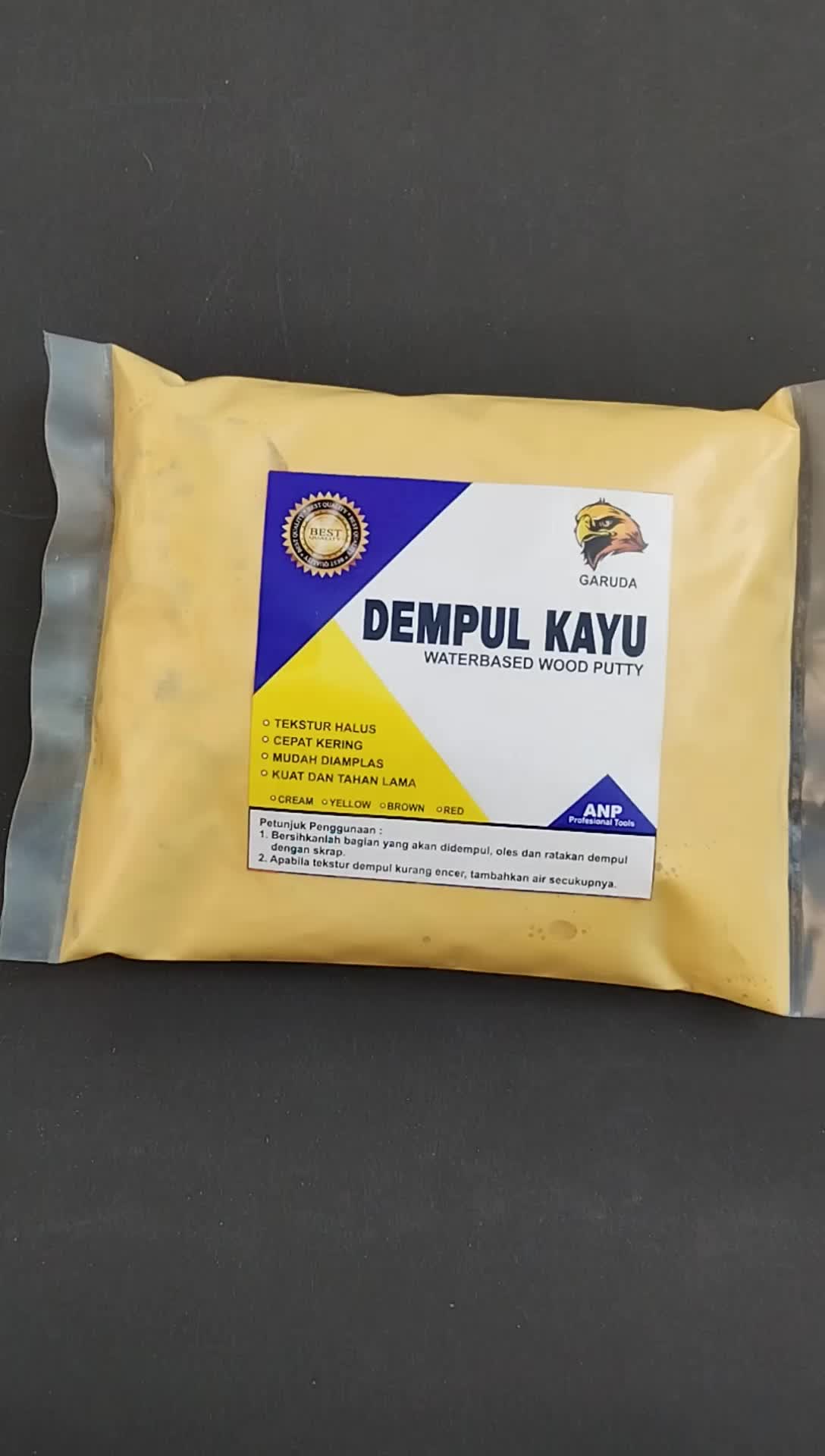 Dempul Kayu Garuda Plamir Hemat Langsung Pakai untuk Segala Jenis Kayu Keras Mudah Diamplas - Paint