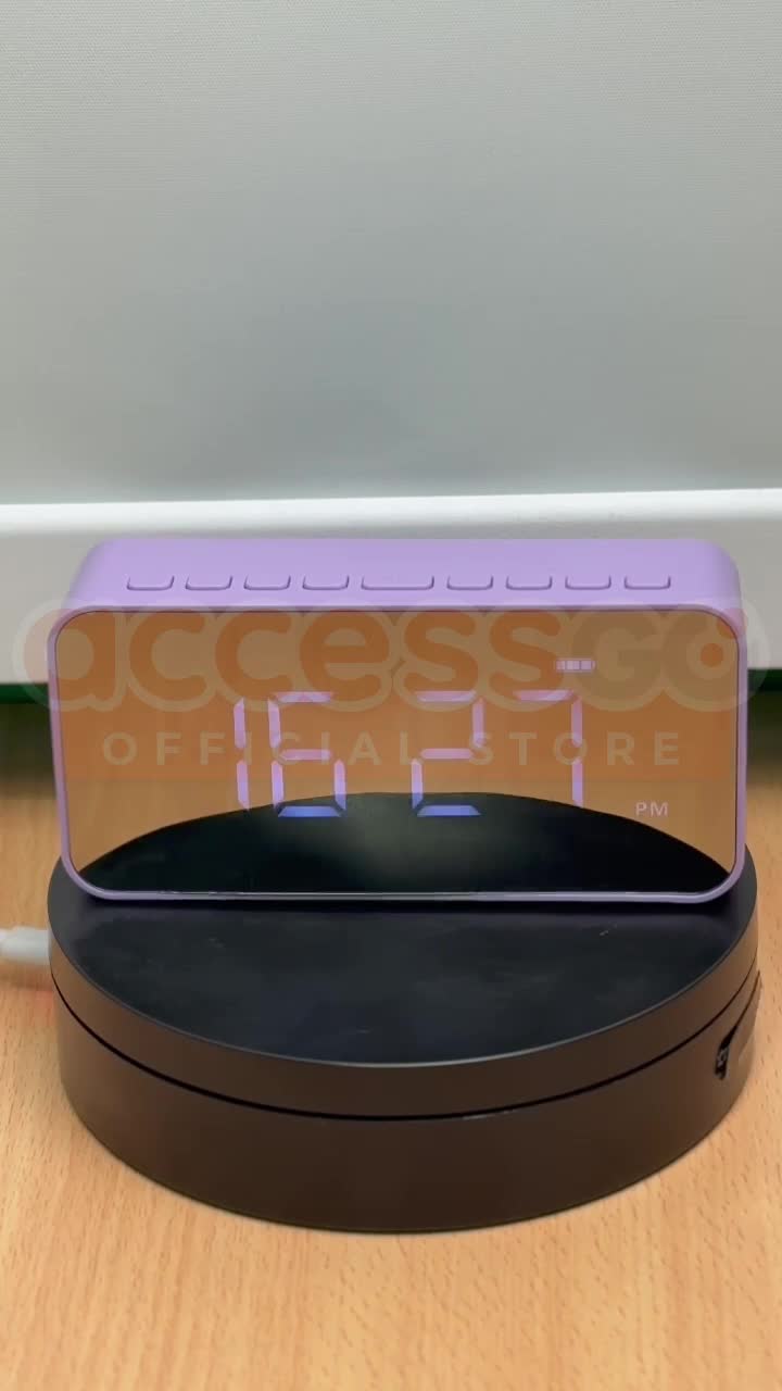 Speaker Jam Bluetooth FM Radio Alarm Clock S15 SUARA JERNIH FULL BASS