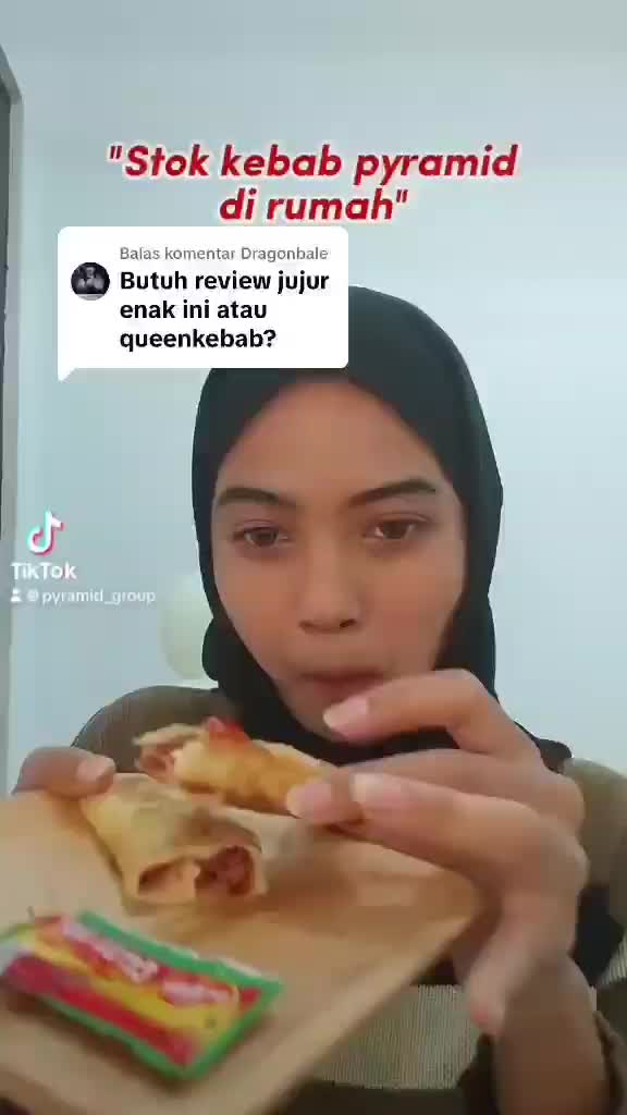 PREMIUM 10 Kebab Pyramid unyu full Daging Sapi tanpa sayur isi 10 pcs Makanan Frozen Food Cemilan Instan (Kebab Mini)