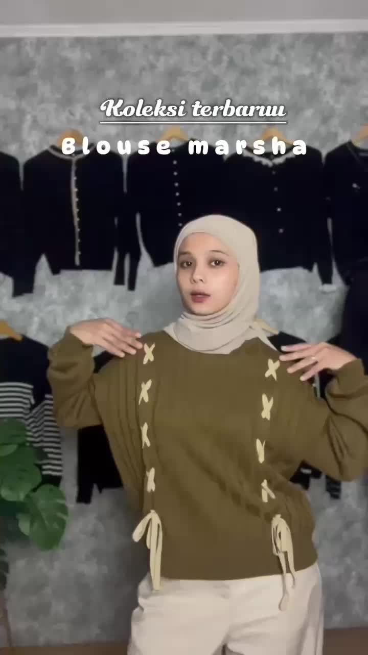 it's me outfit / Blouse Marsha / Atasan Rajut / Rajut korea / Sweater Rajut