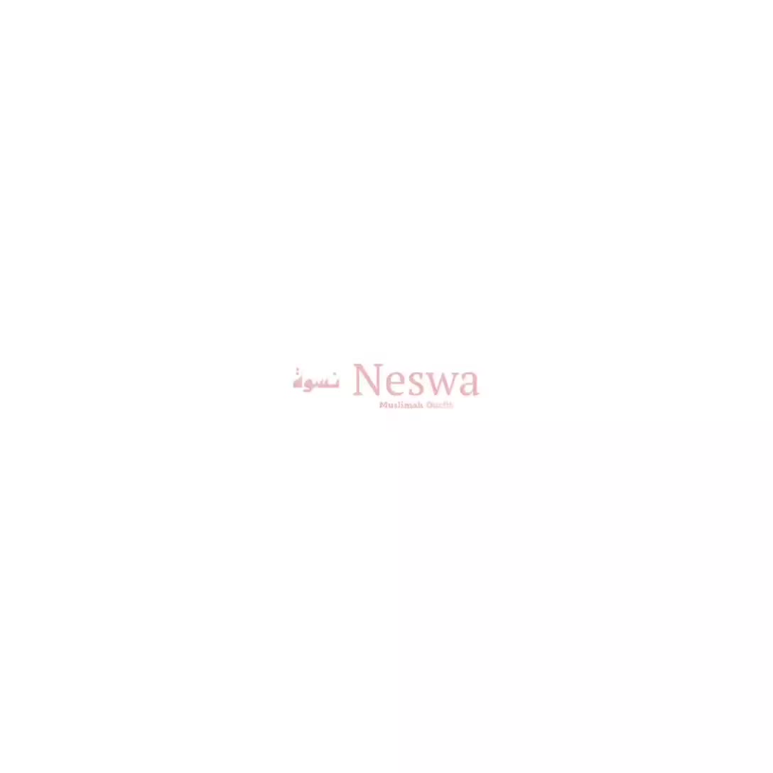 NESWA Bergo Size L Crinkle Airflow Premium Non Pad  Syari Muslim Instan Jilbab  Kerudung Wanita Cantik Khimar Basic Nyaman Panjang Stretch Tebal Mewah Non Layer