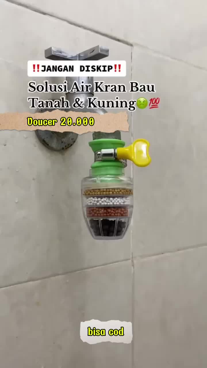 [BISA COD] FILTER AIR MAGIC Sambungan Keran Air // SARINGAN KEPALA KERAN FILTER AIR 6X PENYARINGAN