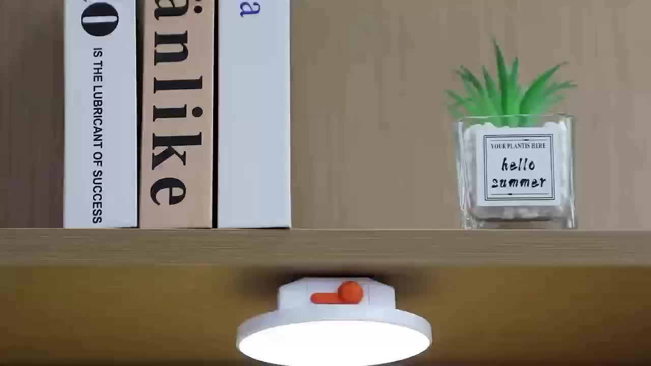 AOKI Lampu LED Magnet Dinding Bisa digantung Serbaguna Rechargable USB Warna Aestheticmulti warna tahan lama terang Plastik Besi