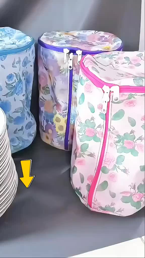 TAS PIRING 2 LAPIS ANTI DEBU DAN SERANGGA Penyimpanan Kain Resleting tempat  tisu