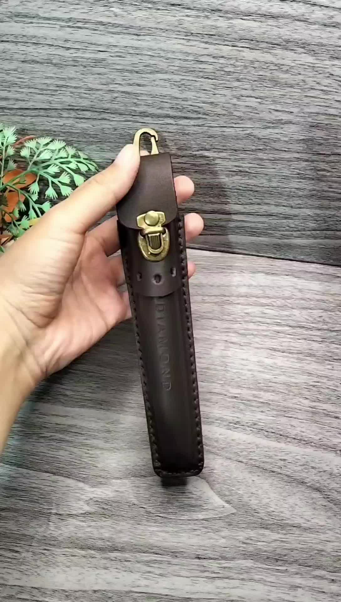 Sarung Kulit Pipa Handmade Aksesoris Pria Untuk Pipa