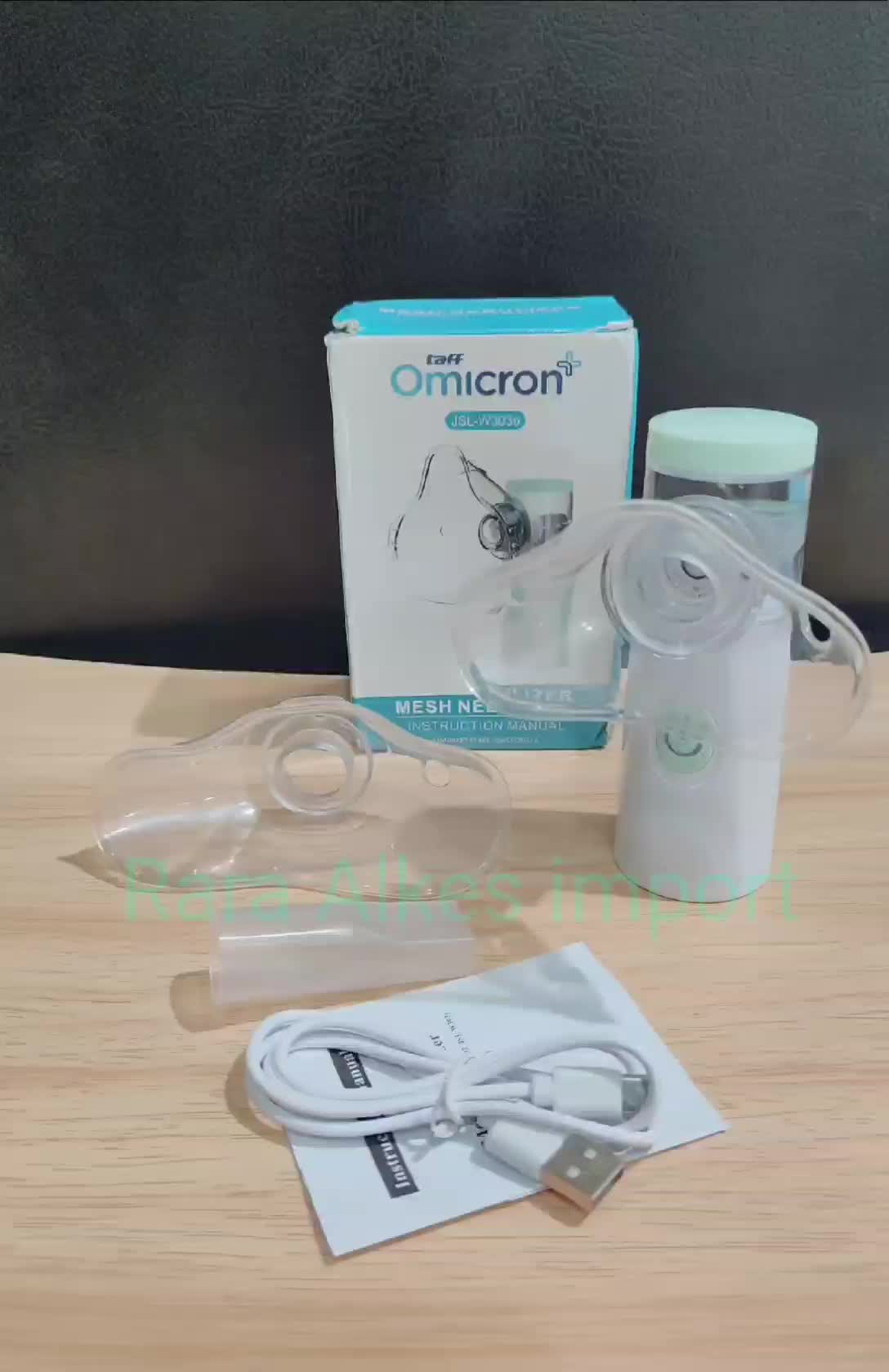 Nebulizer Charger Alat Uap Pernapasan Anak Pelancar Sesak Nafas Asma Ultrasonic Charger Steam Inhale Set Original 303 Putih portable inhaler