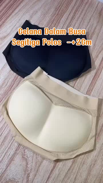 Celana Dalam Busa Tebal -+2cm / CD Busa Segitiga Motif Polos Sponge panties / CD Busa Bokong