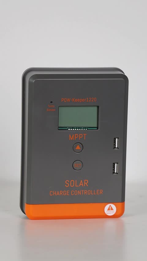 PowMr 30A Pengisi Daya Cepat MPPT Pengisi Daya Surya Dukungan 12V 24V Baterai Regulator Panel Surya 75V PV INPUT LCD Pengisi Daya Baterai Tampilan