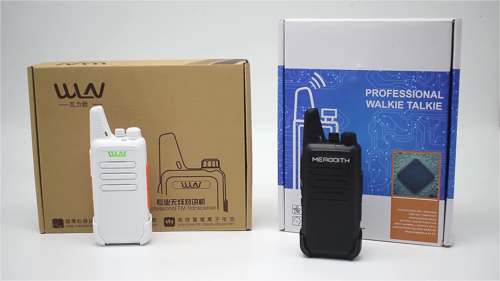 (Ready Stock COD)HT MERODITH T20 8pcs Walkie Talkie Dapat terhubung ke wln kd C1 Walky Talky Jarak Jauh ht wln c1 Black