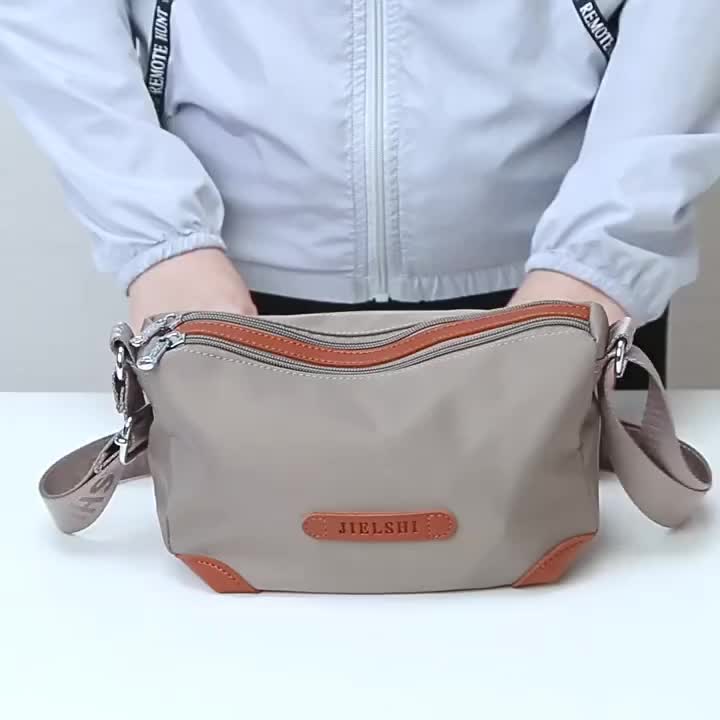 ￼Jielshi Tas Selempang-Slingbag Wanita 6-051 Bahan Parasut Premium Terbaru Simpel Model Terbaru