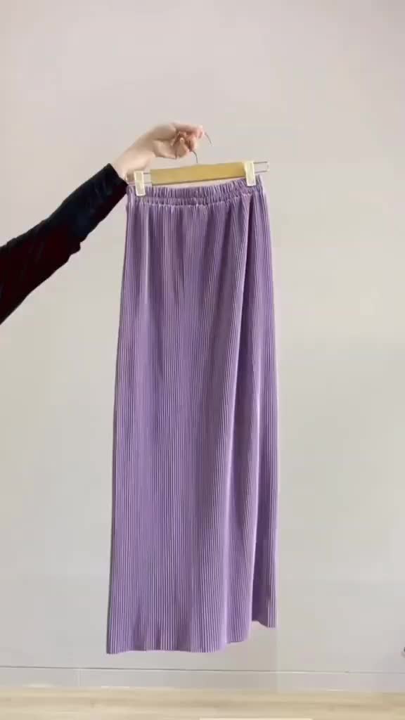 Rok Span Plisket Lidi Untuk Kuliah