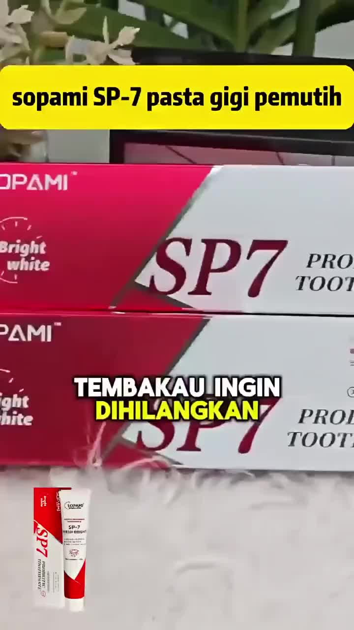 [100% asli] [BPOM] Pasta gigi pemutih SP7 pasta gigi alami murni pasta gigi probiotik penghilang noda pasta gigi pemutih penghilang noda penyegar nafas / pasta gigi anti karies / pasta gigi anti sensitif