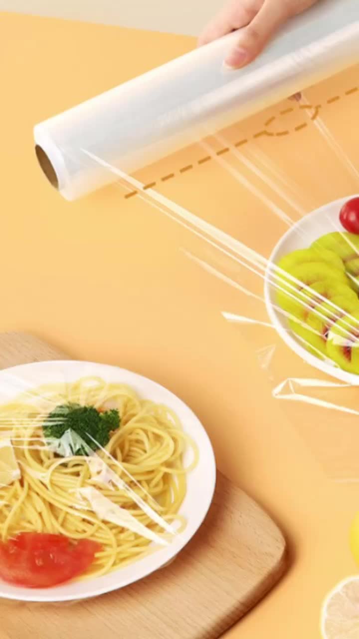 BISA COD H6280 Plastik Wrap Pembungkus Makanan / Roll Buah Sayur Waterproof 30 CM x 10 M untuk Kitchenware