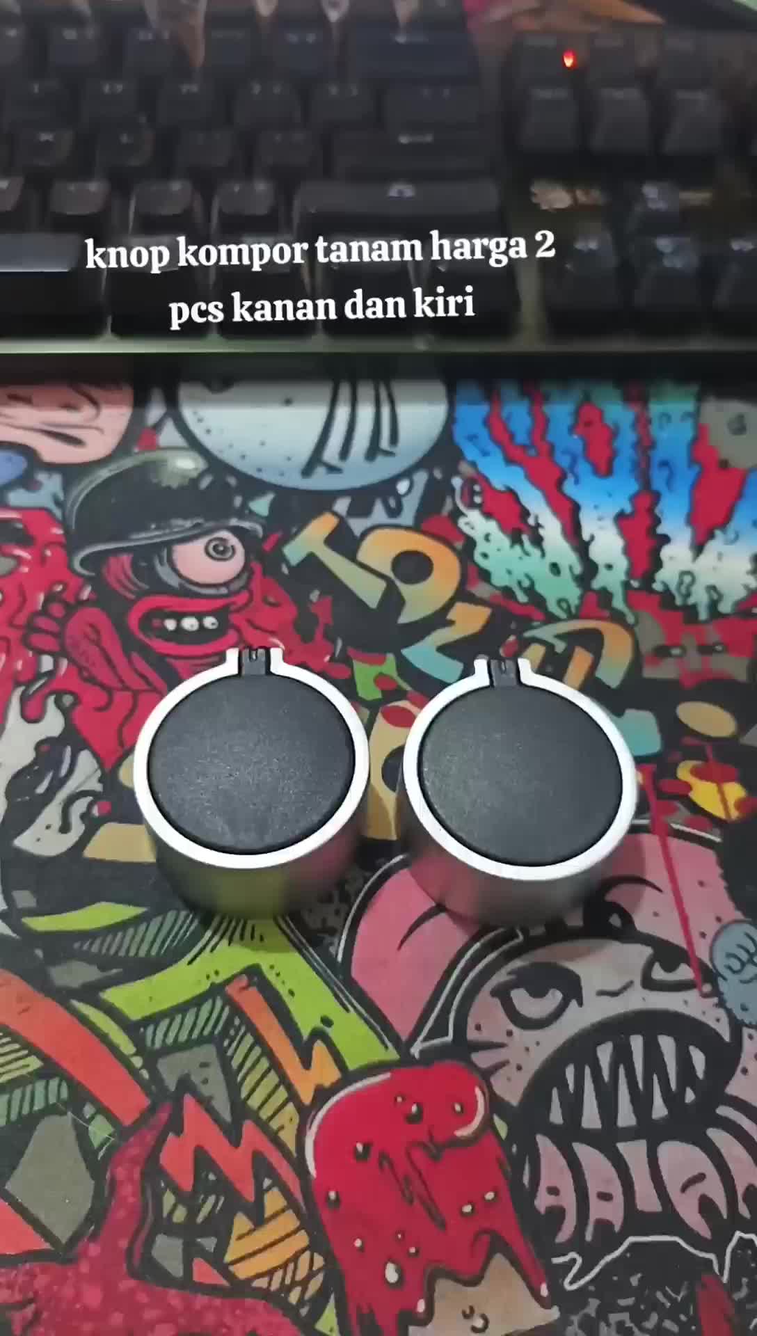 TERLARIS !!! KNOP KOMPOR GAS TANAM KNOP KOMPOR GAS KACA TEMPERED GLASS
