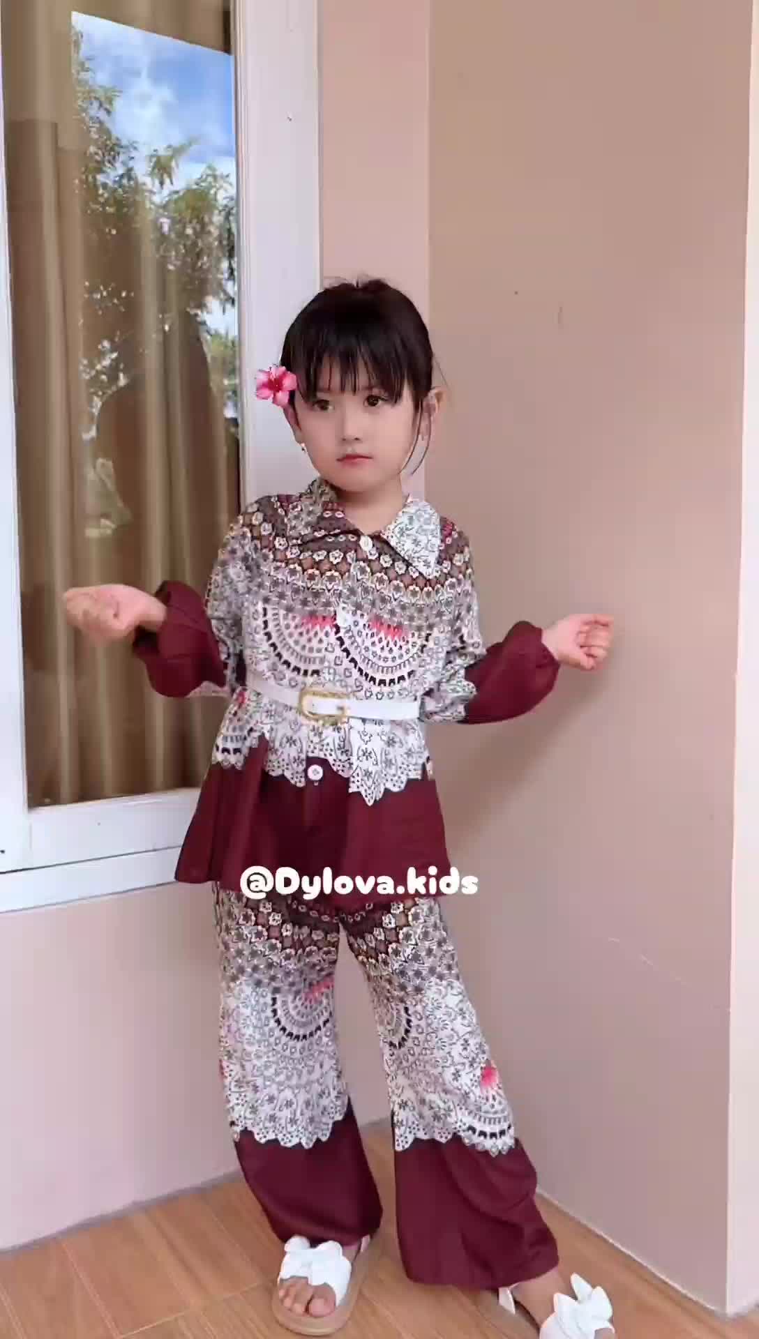 Naila One Set Couple | Setelan Mommy & Anak Perempuan Terbaru Viral Matt Rayon Premium Free Belt | Setelan Anak Perempuan Terlaris Usia 3-10 Tahun