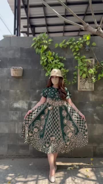 Luvema Daster Wanita Payung Klok Jumbo Bahan Rayon Busui Bumil