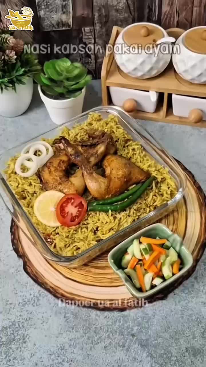 NASI KABSAH instan menu praktis keluarga kabsah beras basmati 200gr + bumbu rempah briyani halus 8gr Rice