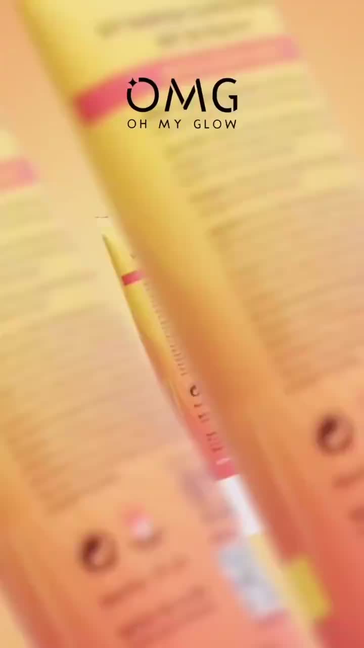OMG OH MY GLOW UV Barrier Sunscreen SPF50 PA++++ 25ml / 60ml - Mencerahkan dengan kandungan Serum Vit B3+C+E / Cepat Meresap / Tidak Berminyak Wajah Extract
