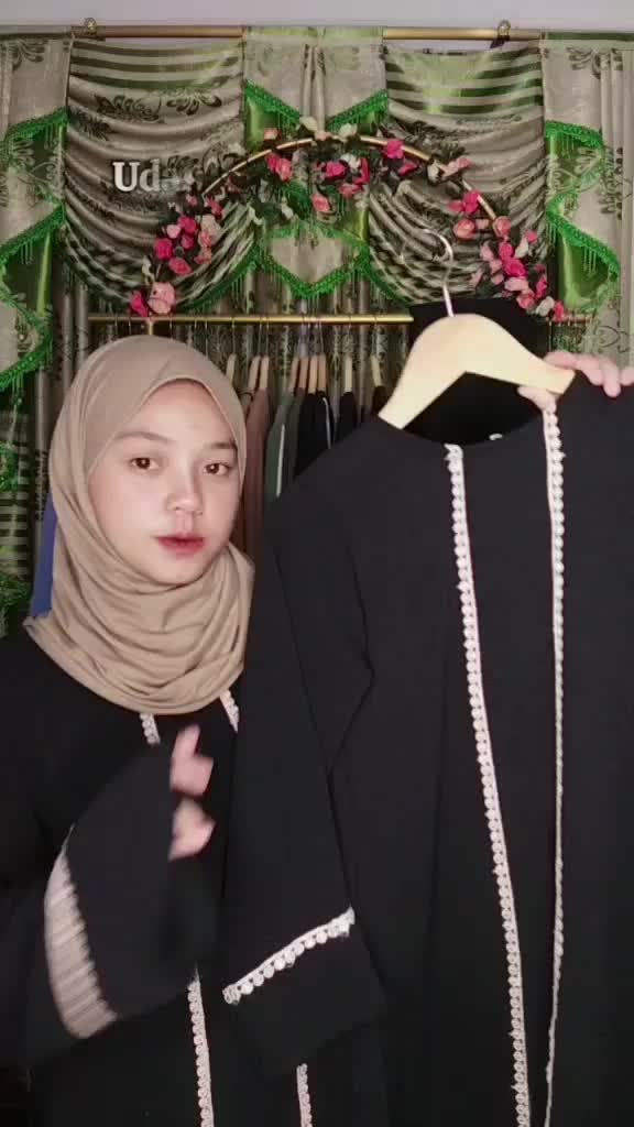 JASMINE DRESS MUSLIM ANAK PEREMPUAN USIA 10-15 TAHUN FREE HIJAB PASHMINA