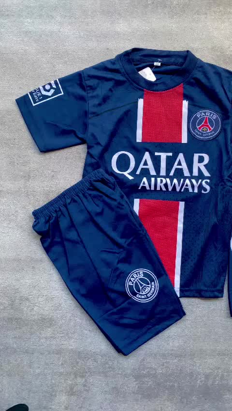 Setelan baju bola anak laki-laki umur 6 bulan-15 tahun psg nevy setelanolahraga anak terlaris 2025