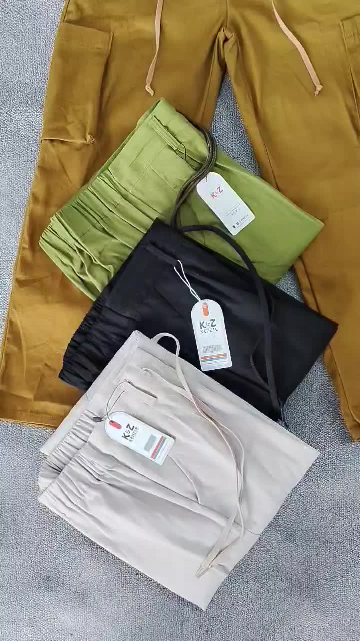 Celana Panjang Cargo ANAK Perempuan High Waist Model Casual Kekinian Fashion Pakaian Bawahan - Twill Kombed Stretch