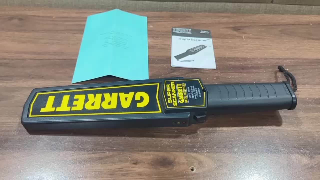 GARRETT  Scanner Metal Detector Peralatan Security untuk Keamanan dan Deteksi Logam