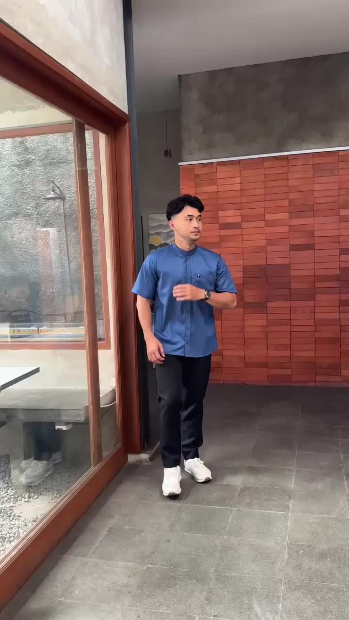 BILHIKMA | KEMKO BASIC JAMIL LENGAN PENDEK DENIM