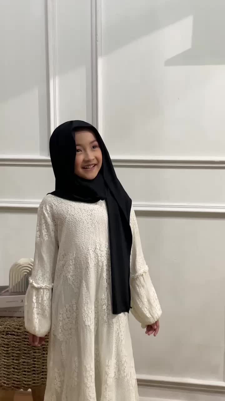 Shamira - Pashmina Instan Anak Remaja Usia 9-12 Tahun Hijab Syal Pashmina Fahira Inner Kerudung Muslim Wanita All Size Kids Jilbab Oval Bahan Jersey Terbaru Menutup Leher Syari Khimar