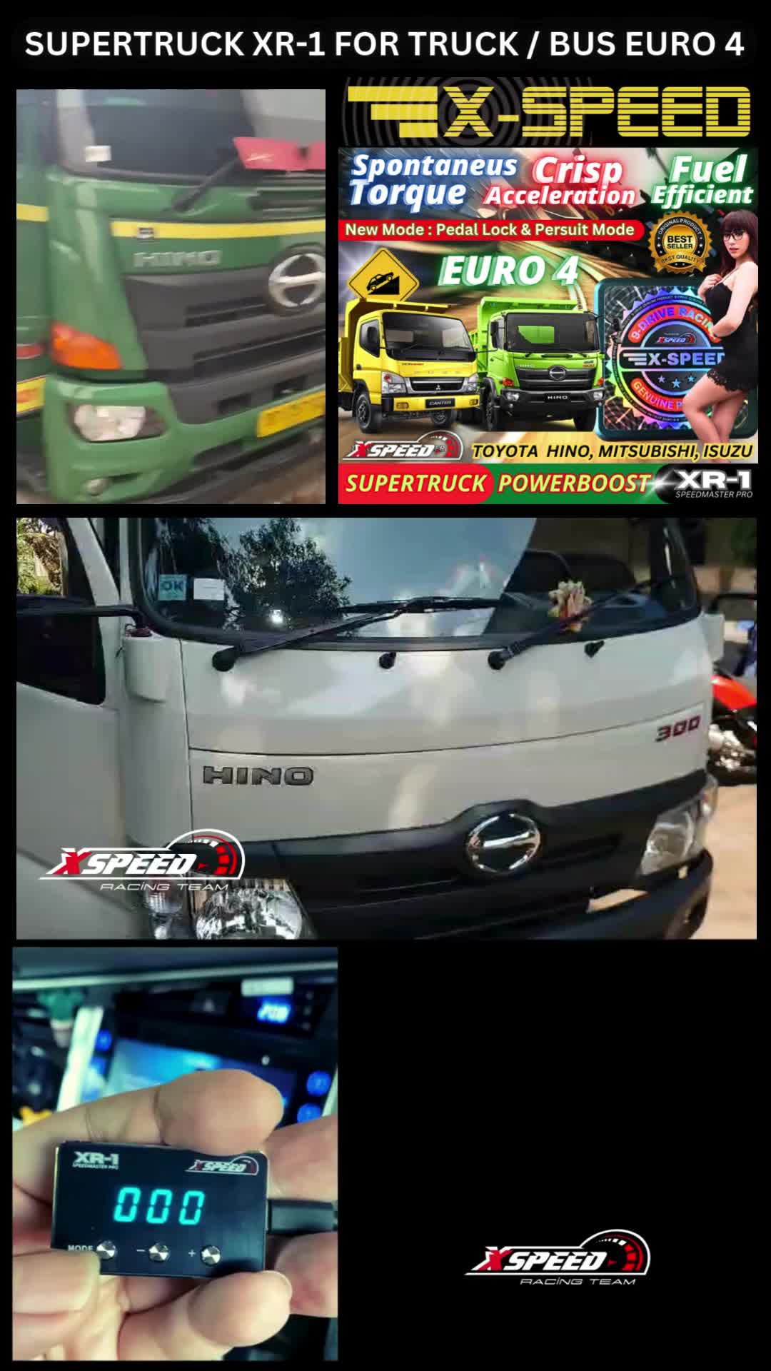 Car Throttle Controller xspeed x speed xr1 Supertruck Truk bus Euro 4 Engine 9 drive piggyback racechip remap smartchip pedal accelerator Canter Hino Ranger Dutro Elf Giga Traga NMR Kendaraan