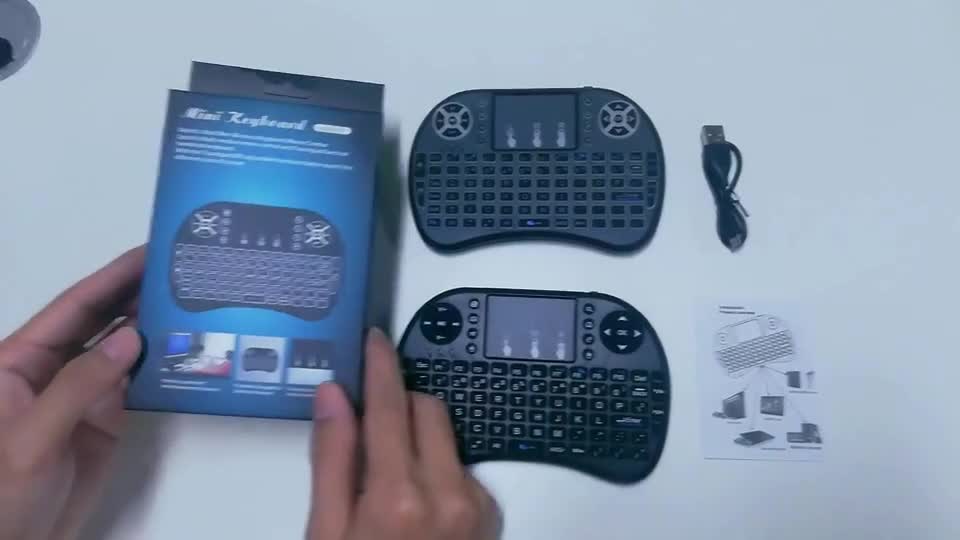 Tripsky Keyboard Nirkabel Mini, Keyboard Nirkabel Universal, Cocok untuk Android TV Box, Android TV Stick, Proyektor Android Smart Computer Pad White