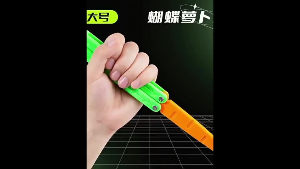 Fidget Toys Dekompresi Sisir Mainan Pisau Gravitasi 3D Semua Umur