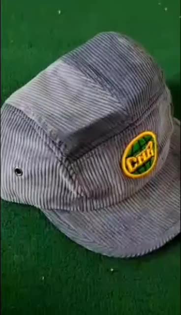 Topi Pria 5 Panel Bordir Corduroy Distro Premium Snapback Baseball Dewasa