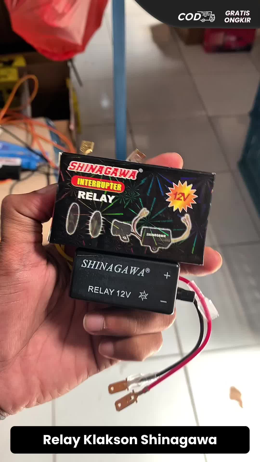RELAY KLAKSON PUTUS PUTUS SHINAGAWA ORIGINAL / MODUL KLAKSON PUTUS PUTUS SHINAGAWA 12 VOLT UNIVERSAL