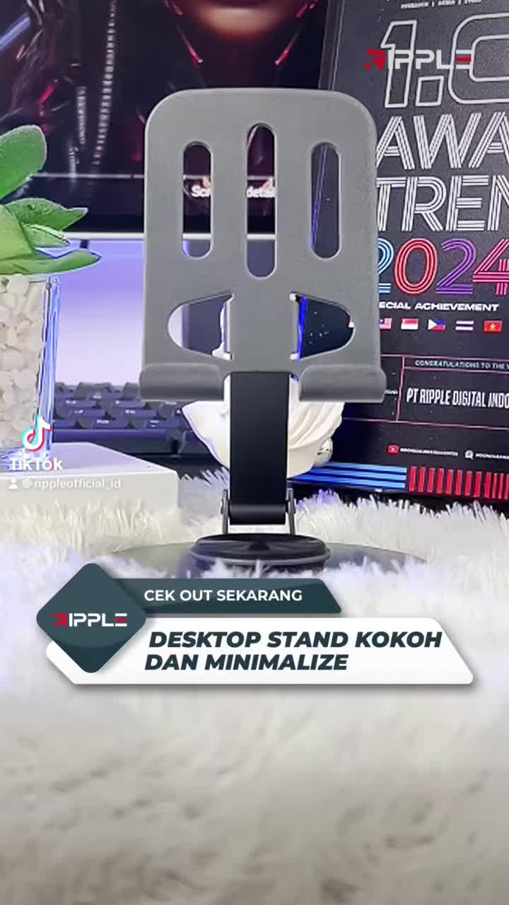 【Hot Selling】Ripple Rippods Desktop Stand RDS S001 / flull metal holder / Phone Holder Stand Besi / Tablet Holder Stand Bahan FULL metal