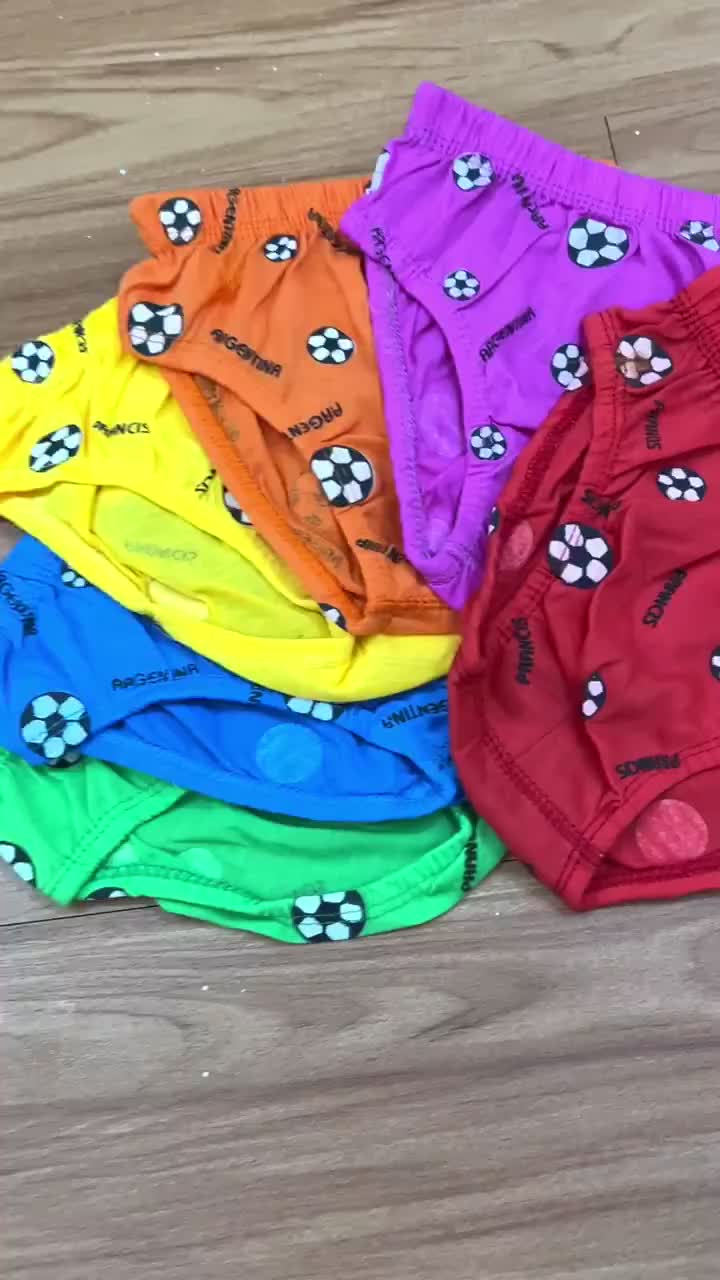 PAKET HEMAT 6 PCS CELANA DALAM ANAK LAKI-LAKI MOTIF BOLA USIA 2-8 TAHUN/CELANA DALAM ANAK C0WOK BOLA/BAHAN KATUN STRETCH Fashion