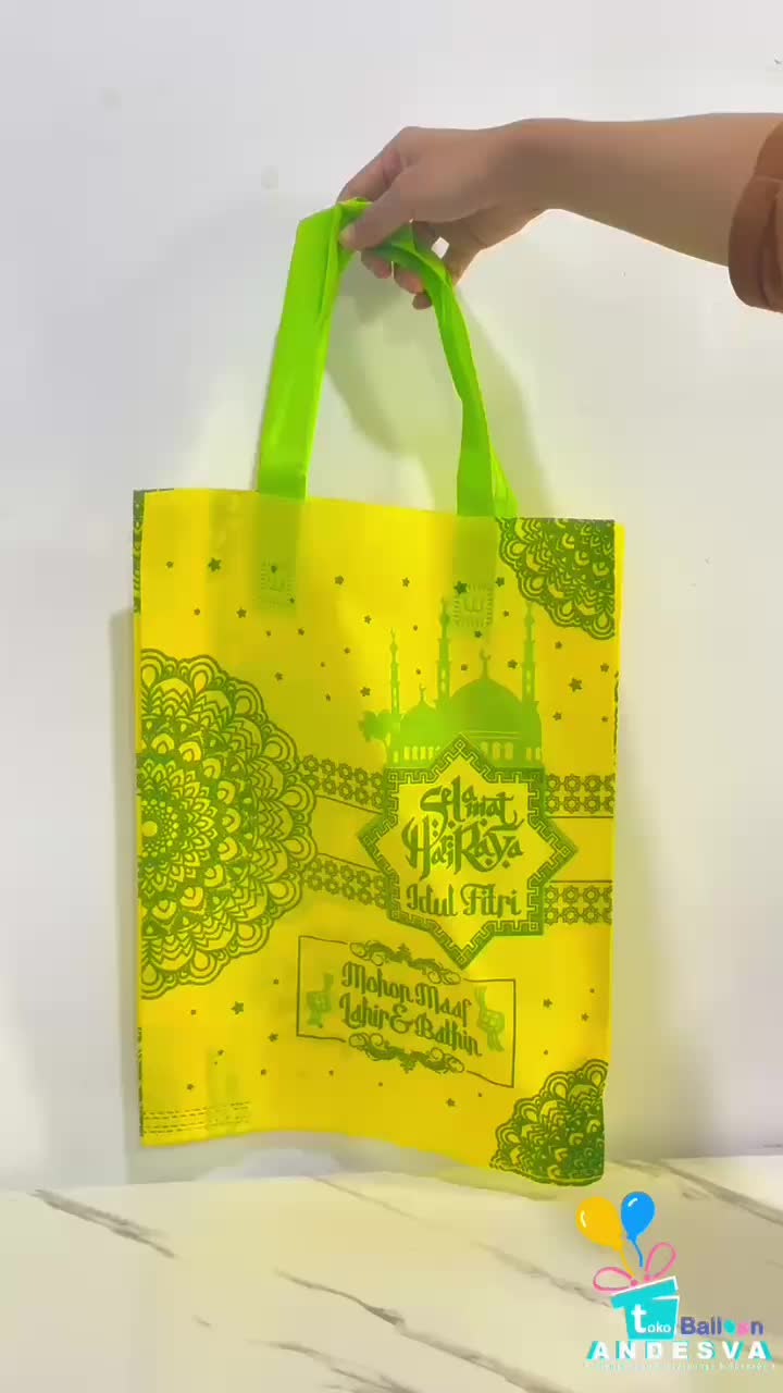 ( isi 12 ) Tas Parsel Idul Fitri Grosir / Goodie Bag Idul Fitri / Kantong Snack lebaran / tas lebaran