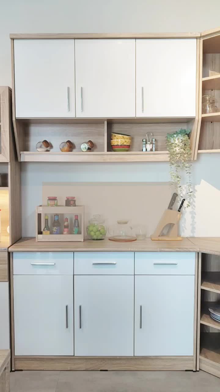 Cubic Kitchen Set 3 Pintu Minimalis / Rak Atas Dapur Lemari Gantung - ELENA AVE KSA 3P