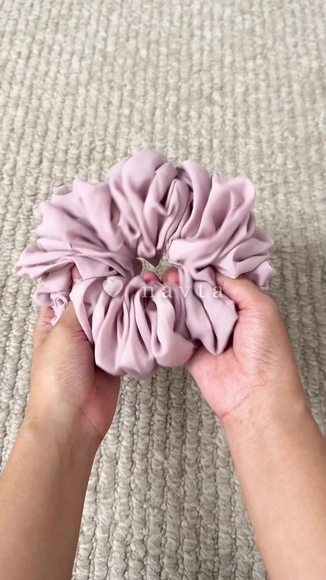Navta -  SCRUNCHIE bahan PolyCotton Premium karet elastis kuat