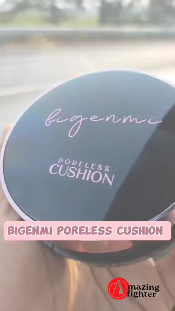 Poreless Cushion Bigenmi UVA UVB Protection Matte Natural with Waterproof formula and Controls Oil for Blemish-free Foundation Kosmetik Liquid Concealer